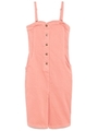 バックリボンデニムワンピース/PNK