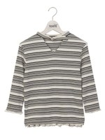 バックルチョーカーカットソー/ブラック