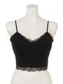 レースインナーキャミTOP/WHT