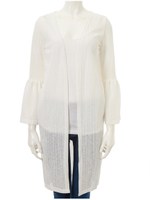 フレアスリーブガウン/ブラック