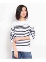 SAINT JAMES ボーダー柄プルオーバー/ネイビー(093)