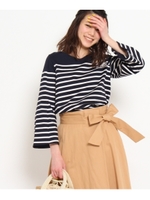 マリンボーダーカットソー/レッド(362)