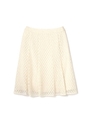 ラッセルレーススカート/ホワイト1(031)