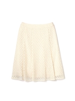ラッセルレーススカート/ホワイト1(031)