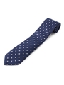 FRANCO BASSI シルクDOTプリントネクタイ/ブルー系(797)