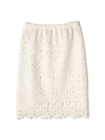 レースタイトスカート/ホワイト(030)