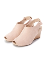 かる〜い履き心地【か・る・る】ウェッジソールブーサン/ベージュ(052)