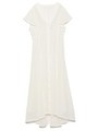 シフォンフレアワンピース/WHT