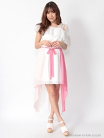 グラデフィッシュテールスカート/ピンク