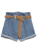 ベルティッドバリエーションショートパンツ/BEG