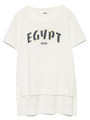 エジプトTシャツ/WHT