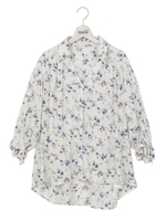 キャンディカフタンスキッパー/ホワイト花柄