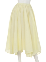 ボリュームフレアスカート/FUCHSIAPINK