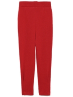 カットテーパードパンツ/RED