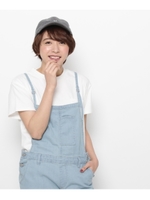 クルーネック胸ポケットコットンTシャツ/ホワイト系(002)