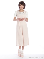 Aラインオールインワン/ピンク