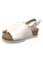カバードウエッジサンダル/WH/PU