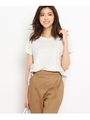 【STORY5月号掲載】イカリプリントボーダーTシャツ/ネイビー(393)