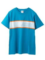 STRIPED LOGO REGULAR S/S TEE/ブラック