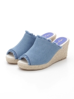 カバードウエッジサンダル/NV/デニム