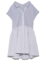 シャツデザインワンピース/NVY