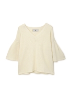 タックフォルムスリーブニット/ブラック(010)