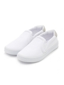 ADIDAS COURTVANTAGE SLIP ON W/WHT