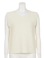 バックボタンデザインニット/FUCHSIAPINK