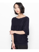 幅広リブタイトニット/オフホワイト(003)