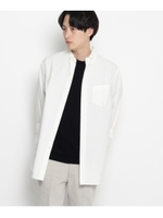 Violet Buffalo Wallows コットンリネンオックスシャツ/ホワイト(001)