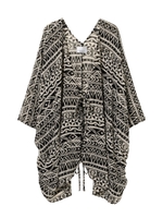 キモノスリーブギャザーカーデ2/MIX