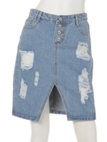 【ANAP】ダメージタイトスカート/BL