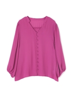 《BLANCHIC》ドットシフォンブラウス/エクリュ1(031)