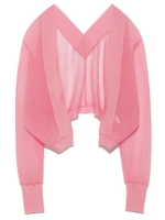 シースルーニットカーディガン/NVY