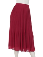 シフォンプリーツスカート/ピンク