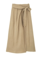 《BLANCHIC》ミリタリーツイルスカーチョ/ベージュ(040)