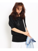 [S]リヨセルオフボディカットソー/カーキ(027)