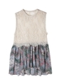 resort flower lace combi tank/MIX