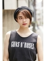 【AZUL by moussy】GUNSロゴノースリプルオーバーMOOK番号93090/BLK