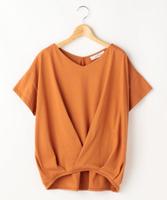 裾タックボリュームTシャツ