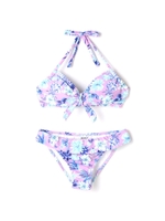 《ROXY》サボテンフラワーシャーリング水着/ネイビー(120)