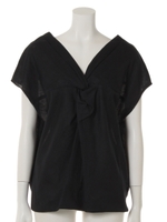 スラブ前後2wayブラウス/フューシャピンク