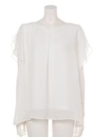 シフォンコンビタックバックテールTOPS/NVY