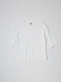 【BED&BREAKFAST】DRY COTTON Crew neck Big Top/WHITE