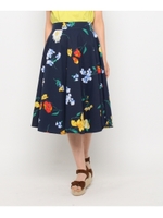 フラワープリントサーキュラースカート/アイボリー(104)