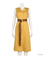 ベルト付2WAYベストワンピース/ORANGE