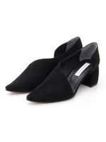 [GREED]OPEN SUEDE Pumps/BLACK