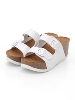 ウェッジフットベットサンダル/シロ
