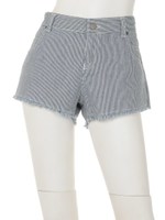 ヒッコリーデニムパンツ/サックス