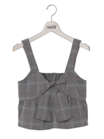 リボンベアビスチェ/グレンチェック